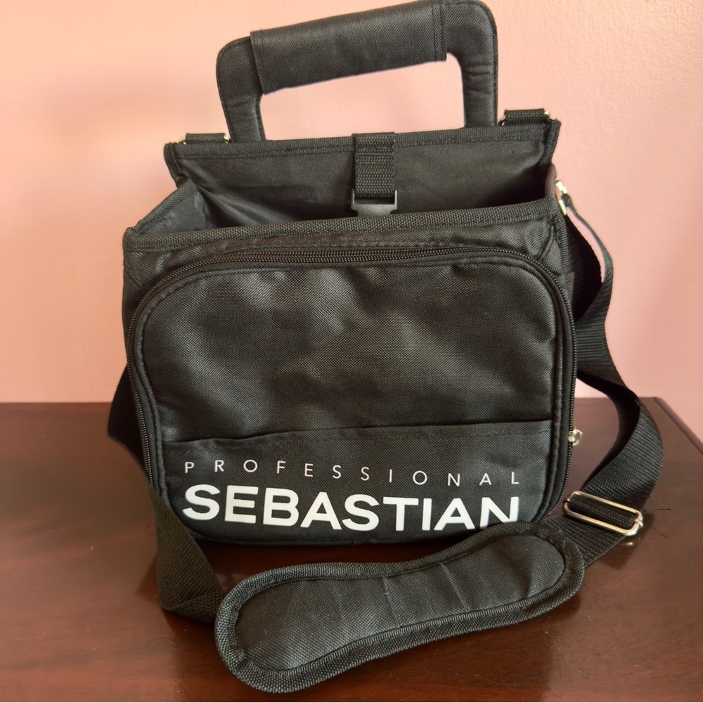Sebastian Professional Hairstylist Travel Bag Cosmetology Organizer Case w Strap